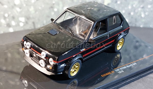 Fiat Ritmo Abarth Gr2 1979 zwart 1:43 Ixo V1069 - 1