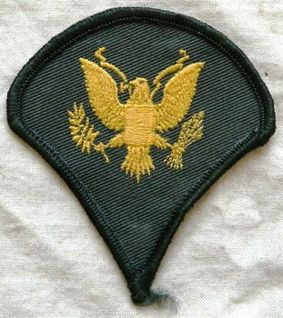 Rang Embleem / Rank Patch Insignia, US Army Specialist (Specialist 4 / E-4), US Army, jaren'70.(1) - 0