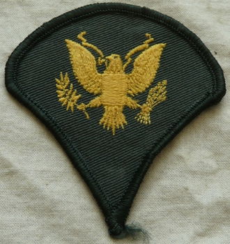 Rang Embleem / Rank Patch Insignia, US Army Specialist (Specialist 4 / E-4), US Army, jaren'70.(1) - 1