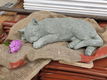 tuinbeeld poes van beton , kat - 6 - Thumbnail