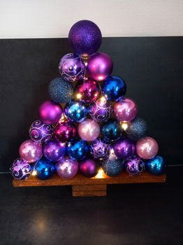 Kerstboom met licht - 0