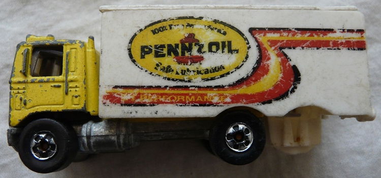 Modelauto, Mattel (Hot Wheels), No.1174 - Hiway Hauler - Pennzoil, 1982.(Nr.1) - 4