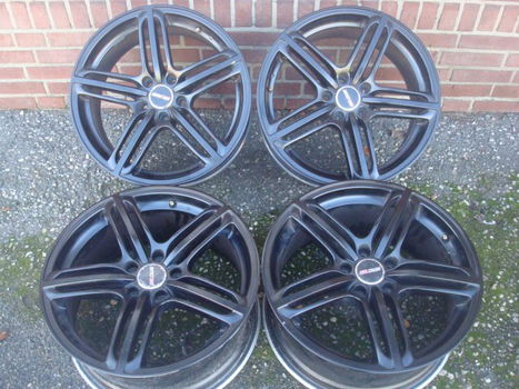 18’’Inch RS6 Zwart Black A3 A4 A6 Golf 5 6 7 Eos Leon Altea Octavia Passat 5x112 - 3