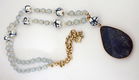 Lange ketting met hanger van Lapis Lazuli - 0 - Thumbnail