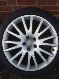 19"Originele Audi A8 A6 A4 Speedline Velgen Banden 5x112