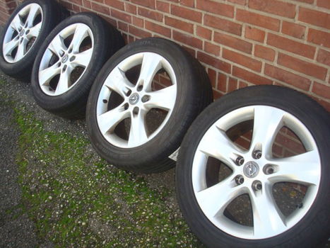 17''Originele Opel Velgen en Banden Steek 5x115 - 1