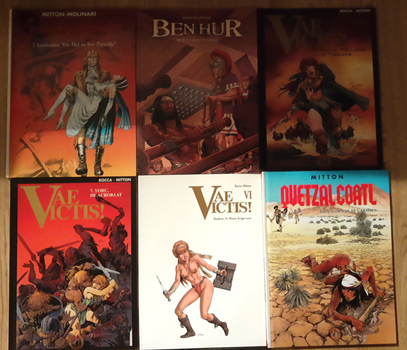 7x MITTON (3 Hardcovers + 4 softcovers) / VAE VICTIS + Ben Hur + Schipbreukelingen - 1