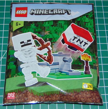 Lego Minecraft skelet en TNT werper - 0