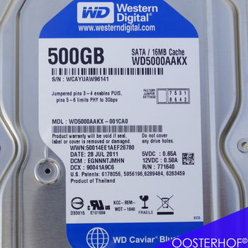 WD 500Gb SATA Caviar Blue WD5000AAKX #1 | HDD - 4