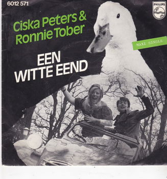 Maxi Single Ciska Peters & Ronnie Tober - Een witte eend - 0