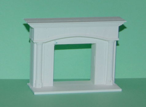 Schouw voor poppenhuis in 1:12 - model A - 0