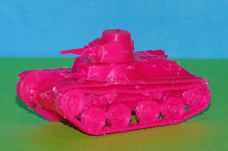 Japanse Ha-G tank - 3D-print in diverse schalen