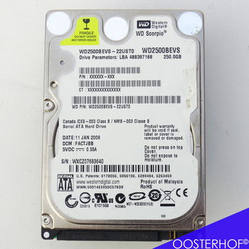 WD 250Gb Scorpio SATA 2.5” WD2500BEVS | HDD LT - 3