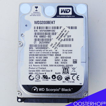 WD 320Gb Scorpio Black SATA 2.5” WD3200BEKT | HDD LT - 3