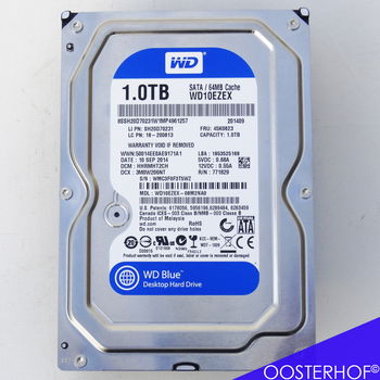 WD 1TB Blue 7200 rpm SATA WD10EZEX | HDD - 3