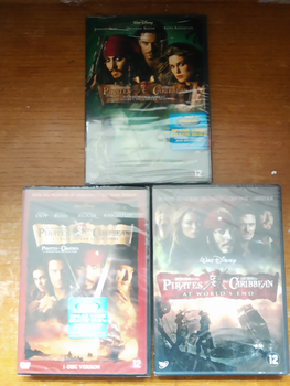 Nieuw! DVD Trilogie PIRATES of the Caribbean / Avontuur - 0