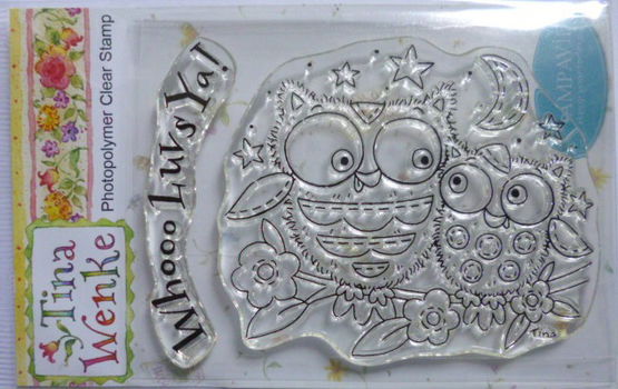 Wild Rose Studio Clearstamp Whoohoo loves you - 0