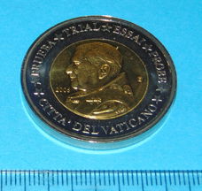 Vaticaan - 2 Euro 2006 - piedfort proefslag