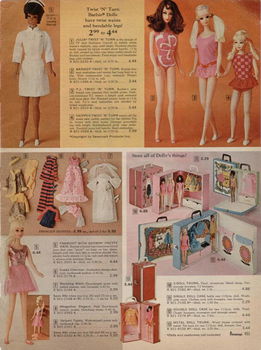 JC Penney's Barbie Kerst catalogus pagina - 1970 - overdruk - 0