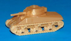 M4 Sherman tank - 3D-print in diverse schalen