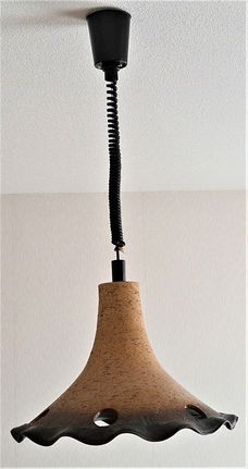 Vintage hanglamp, Keramiek.