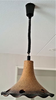 Vintage hanglamp, Keramiek. - 1