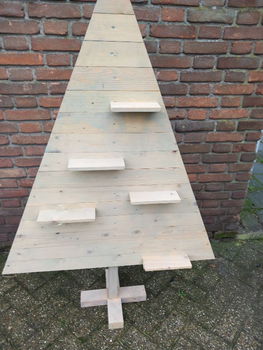 Kerstboom hout, nieuw - 0