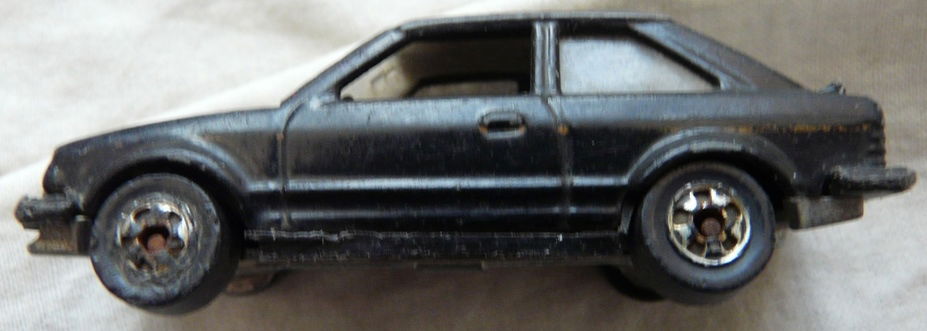 Modelauto, Mattel (Hot Wheels), No.3288 - Ford Escort – Black, 1983.(Nr.1) - 4