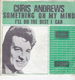 Single Chris Andrews - Something on my mind - 0 - Thumbnail