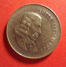 zuid-afrika 20 cents 1965 (engels)