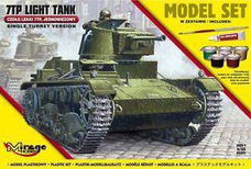 Bouwpakket Hobby Mirage schaal 1:35 7TP tank 835092 incl verf