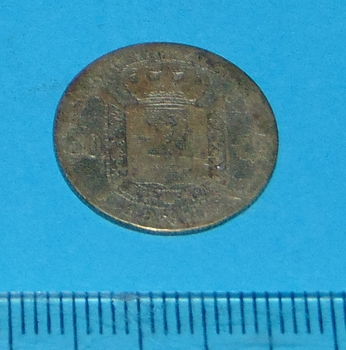 België - 50 centimes 1886N - zilver - 1