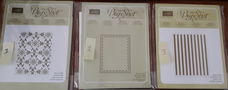 Embossing folders van Stampin Up