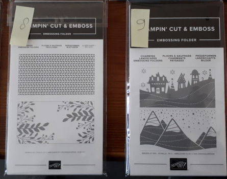 Embossing folders van Stampin Up - 2