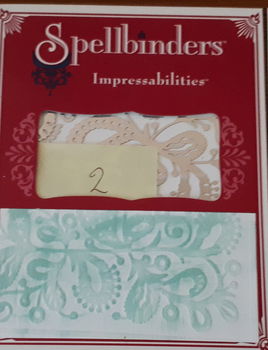 Embossing plates van Spellbinder - 1