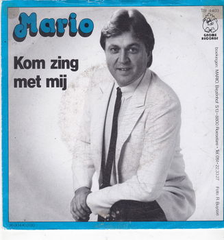 Single Mario - Kom zing met mij - 0