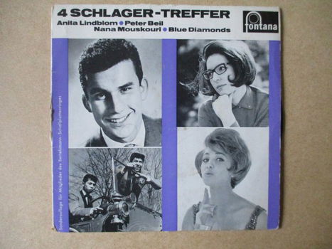 s1567 diverse artiesten - 4 schlager-treffer - 0