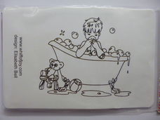 Whiff of Joy rubber stempel - Bathtime