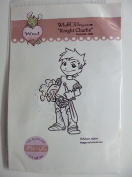 Whiff of Joy rubber stempel - Knight Charlie - 0