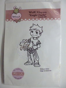 Whiff of Joy rubber stempel - Knight Charlie