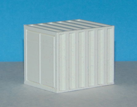 10 Voet container in h0 (1:87) - 3D-print - 0