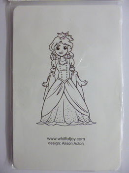 Whiff of Joy rubber stempel - Princess - 0