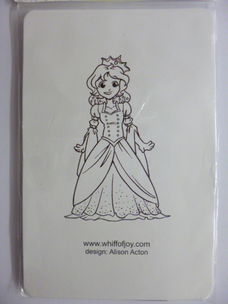 Whiff of Joy rubber stempel - Princess