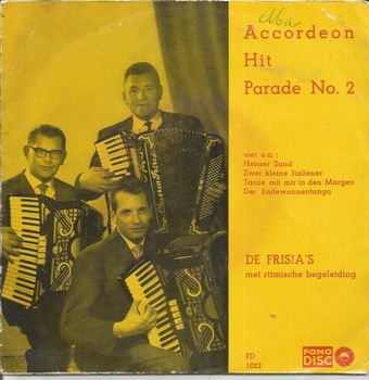 De Frisia's – Accordeon Hit Parade No. 2 (1962) - 0