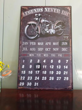 motor kalender , tijdloos - 0