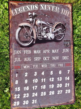 motor kalender , tijdloos - 3