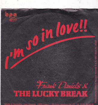 Single Frank Daniels & The Lucky Break - I'm so in love - 0