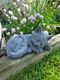 tuinbeeld , lieve slapende poes , kado - 0 - Thumbnail