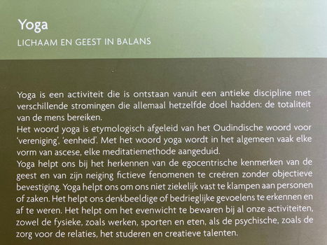 Lichaam & geest in balans: Yoga - Vanessa Bini - 1