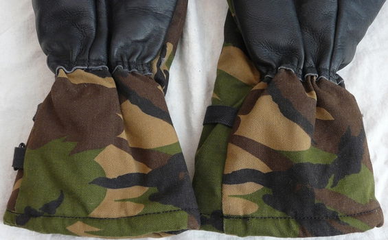 Handschoenen, Gevechts, Winter, Gevoerd, Woodland Camouflage, KL, maat: 9, 1990.(Nr.4) - 5